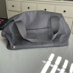 Gray Beis Duffle